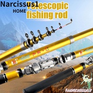 NARCISSUS Telescopic fishing rod 1.5m,1.8m 2.1m 2.4m 2.7m  Carbon Material Sea Pole Retractable