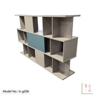 （包送貨）辦公室側邊櫃 开放展示櫃 移門收納書櫃 ls-g206