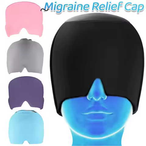 Migraine Relief Hat headache hat Gel Hot Cold Therapy Ice Cap For Relieve Pain Ice Hat Eye Mask Stre