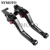 สำหรับ SUZUKI GSX1300R HAYABUSA GSX 1300R อุปกรณ์เสริมรถจักรยานยนต์1999-2007ปรับพับปรับขยายได้คันโยก