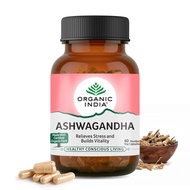 Viên uống hỗ trợ tăng cường sức khỏe Organic India Ashwagandha