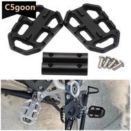 C5GOON 1Pair Motorcycle Extender Footrest Pedal Rest Foot Peg Pad For BMW R1200GS G310GS S1000XR F85