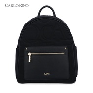 Carlo Rino Black OVS Nylon Backpack