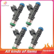[Oqudy] Car  Injector Nozzle 0280158284 AE8E-9F593- 4pcs for  Fiesta 1.6L I4 2010-2013 Part Numbers 