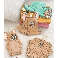 Ready Stock Tom Cat and jerry Tom Cat Flattened Shoulder Cartoon Shape Absorbent Hand Towel Towel To