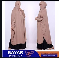 (COD) Bayar di rumah FRENCH KHIMAR/FRENCH KHIMAR LONG/SYARI JUMBO/Abaya khimar/hijab syari/hijab cadar