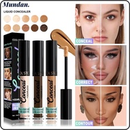 MUNDAN Liquid Foundation, Full Coverage Waterproof Face Foundation Cream,  Sweat Proof Lightweight M