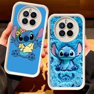 G-69 Stitch Casing for Realme 12 12X Pro Plus Lite 5G Black and white