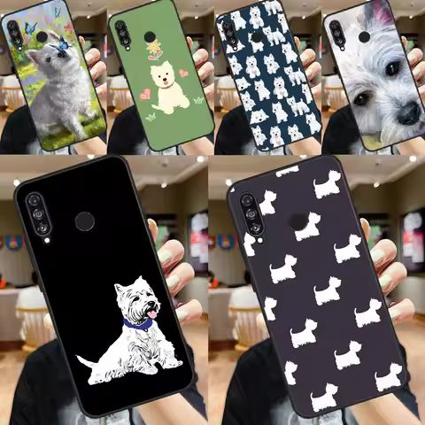 West Highland Terrier Westie For Huawei Nova 3i 7i 8i 11i Y60 Y70 Y90 Y61 Y91 Nova 11 9 10 SE P30 Pr