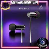 final E500 Canal-type Earphones [Recommended for VR Binaural ASMR 360 Audio] Black