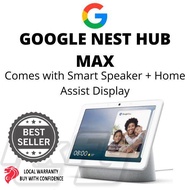 Google Nest Hub Max 10" Display Screen Digital Photo Frame Smart Home Hub Speaker Chromecast Spotify Netflix camera