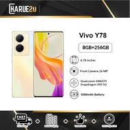 Vivo Y78 5G Smartphone (8GB RAM+256GB ROM) | Original Vivo Malaysia