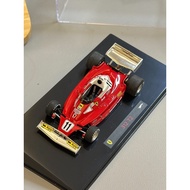 [Ready Stock] Hot Wheels Fine Elite 1/43 Ferrari 312 T2 Nicky Lauda 1977 with Acrylic Box, No Paper 