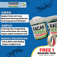 RACUN HERBAL CICAK & TOKEK MEMUSNAHKAN MEMBASMI DAN MENGHILANGKAN CICAK TOKEK TIKUS DI RUMAH RACAK H