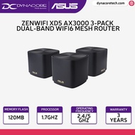 ASUS ZenWiFi XD5 AX3000 3-Pack WiFi 6 Mesh Router System - Black