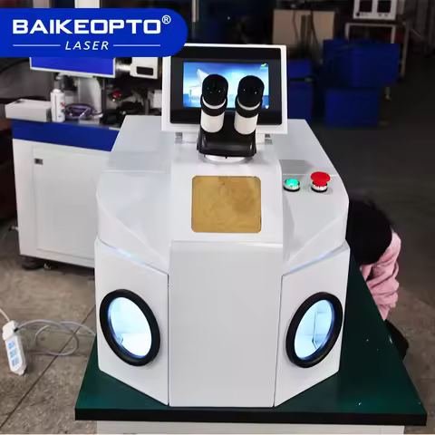 BK-JW200B New YAG Precise Jewelry CCD Laser Welding Machine 200W Price for Gold Silver Copper Solder