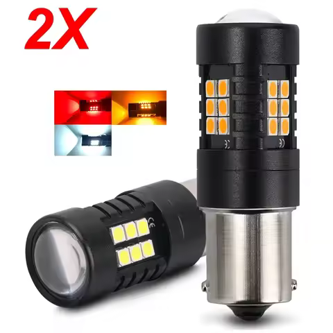 2 Pcs Led Light for Car Canbus Py21w P21w Bau15s 1156 BA15S T20 W21/5W 3157 7443 1157 P21/5W Bulb 14