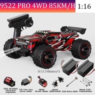 SCY9522PRO Super Brushless Motor Remote Control 85 or 50 km/h High-Speed 4WD 1:16 Scale Model Racing