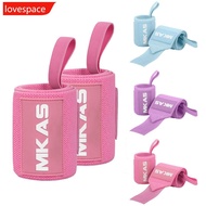LOVESPACE 1Pair Strap Sports Wrist Brace Strength Training Fitness Anti-Sprain Compression Elastic B