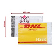 DHL FLYER SIZE 300MM X 450MM COURIER FLYER WITH POCKET ( 10PCS )