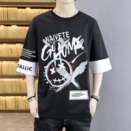 Se7en shop เสื้อยืดคอกลมแขนสั้น เสื้อยืดผู้ชาย รุ่น M5040