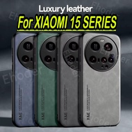 Casing For XIAOMI 15 Ultra 5G 2025 Phone Case For Magnetic Car Holder Luxury Leather casing For XIAO