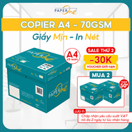 Thùng 5 ream giấy in A4 PaperOne Copier 70 gsm - Dành cho máy photocopy tốc độ cao công suất lớn