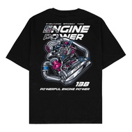 Kaos Baju Distro Rotary Engine Power Wankel RX7 13B Speed Efficiency Diesel Poweful Tshirt Racing Sh