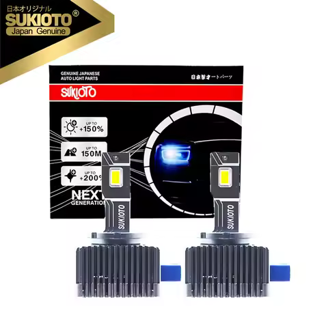 2 PCS SUKIOTO GENUINE 90000LM D3S LED Headlights HID Canbus D1S D2S D4S D8S D1R D2R D3R D4R Turbo LE