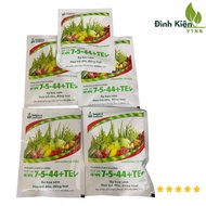 [COMBO 5 GÓI] Phân bón 7-5-44+TE của Hợp Trí. Ra hoa sớm hoa trổ đều đồng loạt (250g)