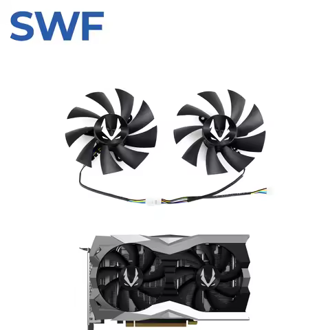 2PCS/set 87MM GA92A2H Cooling Fan For ZOTAC GTX 1660 Ti RTX 2060 2070 SUPER Mini Video Card Cooler F