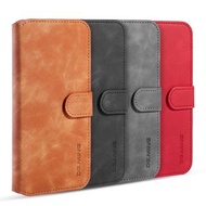 DG Ming 華為 Mate 30 Lite 復古油邊系列 PU手機皮套 錢包款 保護套 插卡 帶支架 華為