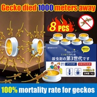 Lizard Killer Bait 8 pcs/box 100% Mortality Rate for Geckos Lizards Cockroaches Ants