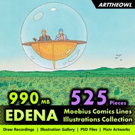 🔥 Digital Illustration Art - THE ART OF EDENA 🔥 Anime Figure | CG Art Digital Drawing Book | Smart D