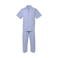 JOHN HENRY UNDERWEAR Sleepwear  ชุดนอนแขนสั้นผู้ชาย รุ่น JU JU6053SL สีฟ้า