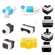 Bricks Large Medium Angular Servo SPIKE Motor Ultrasonic Pressure Color Sensor 54675 69730 45680 Fit