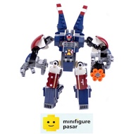 sh0367 Lego Marvel Super Heroes Avengers 76077 - Justin Hammer Minifigure with Detroit Steel Mech Su