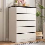 Chest Of Drawers Locker Simple Solid Wood Chest Of Drawers Home Cabinet Drawer (ST)