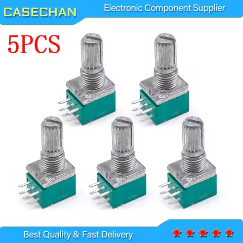 5pcs/lot Special audio amplifier high precision 10% double potentiometer RK097G A20K A50K A100K hand