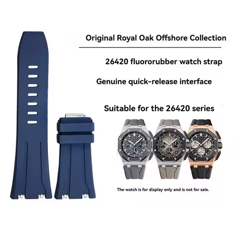 For Audemars Piguet Royal Oak Offshore AP26420 Series Watch Strap Quick Release High Quality Fluoror