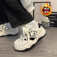 kasut sukan perempuan kasut perempuan kasut jogging perempuan Campus-style Velvet Cotton-Lined Winte