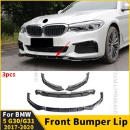 Front Bumper Lip Chin Guard Diffuser Cover Deflector For BMW G30 G31 5 Series 2017 2018 2019 2020 Bo
