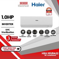 Haier R32 5-STAR Inverter Air-conditioner UV COOL SMART Inverter Aircond HSU-10VRA/13VRA 1.0HP 1.5HP Penghawa Dingin