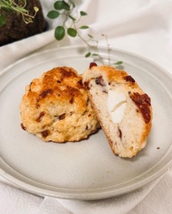 白蘭地蔓越莓乳酪司康