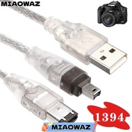 MIAOWAZ IEEE 1394 Cable, 1.5M/5ft Male Connector 1394 Firewire Cable, Connection Wire Connection Wir