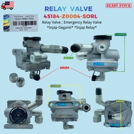 Relay Valve 45184-Z0004-Sorl Nissan Cw520, Cw52, 54, Fuso FV With Two Fitting With Two Adaptor Injap