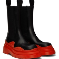 Bottega Veneta | BV 黑色切爾西半筒靴 38.5