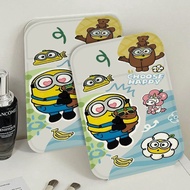 Bear Minion Folding Makeup Mirror Storage Student Portable Dormitory Desktop Desktop Portable Makeup