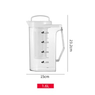BREWISH Coffee Jug with Filter Cold Brew Heat Resistant Coffee Maker Food Grade Anti Leak Brewing Po