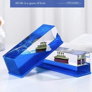 Titanic Decorative Ship Car Decoration One Piece Ship Display Cruise Ship Floating Ornament HC